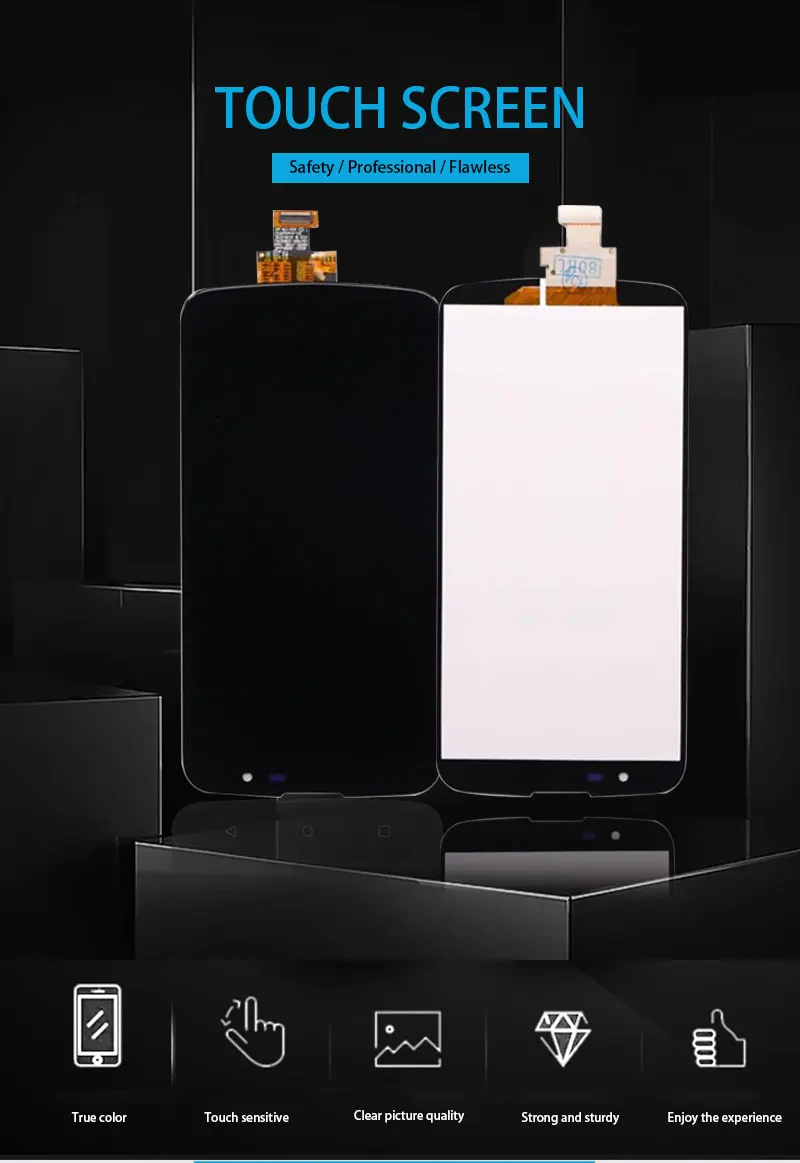 Для LG K10 LTE K420N K430 ЖК-дисплей с кодирующий преобразователь сенсорного экрана в сборе для K10TV K420TV