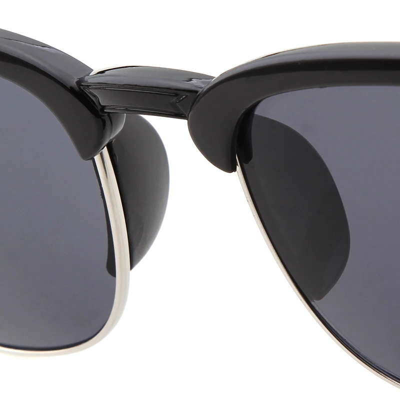 Мужские и женские Полуободковые очки суперлегкие солнцезащитные с черными