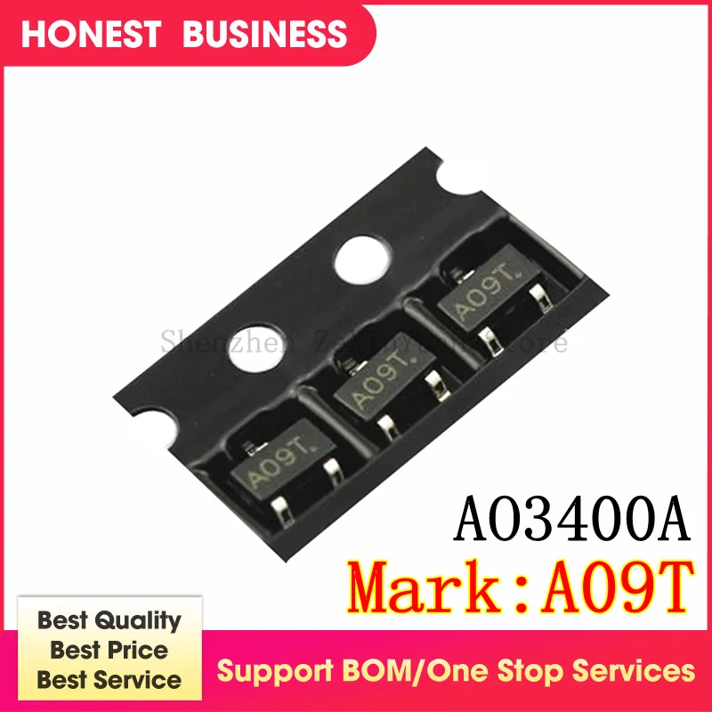 

500 AO3400A AO3400 : A09T SOT-23