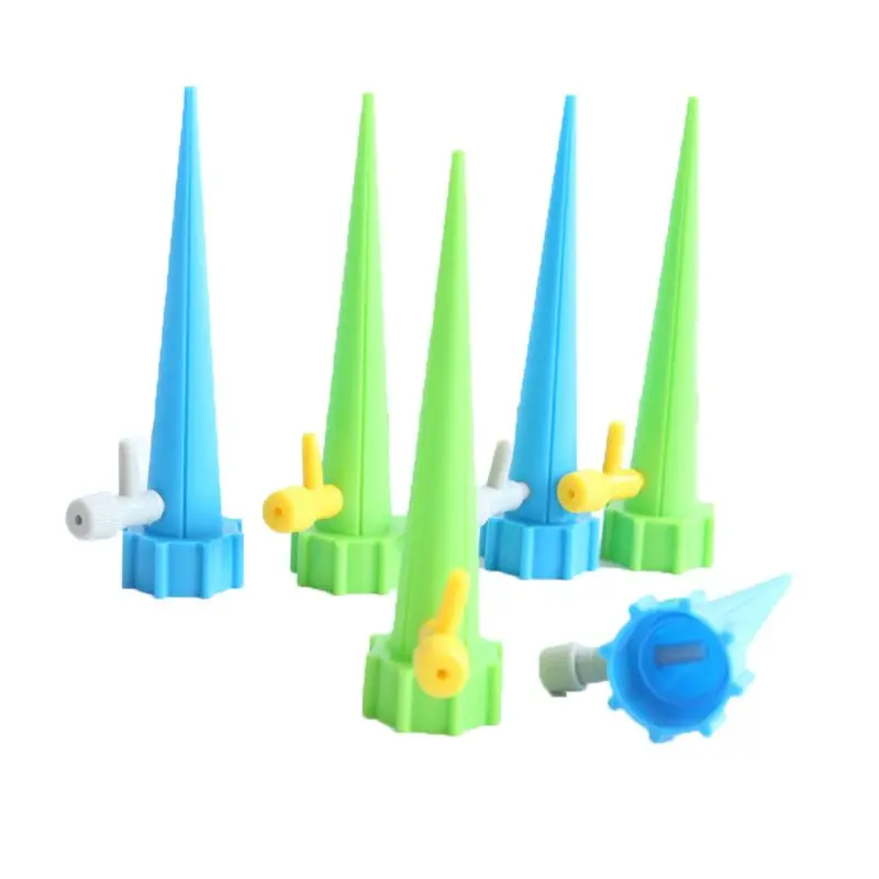 

6 Pcs Automatic Watering Irrigation Spike Plant Flower Pot Drip Adjustable Water Volume Mini Gardening Tool