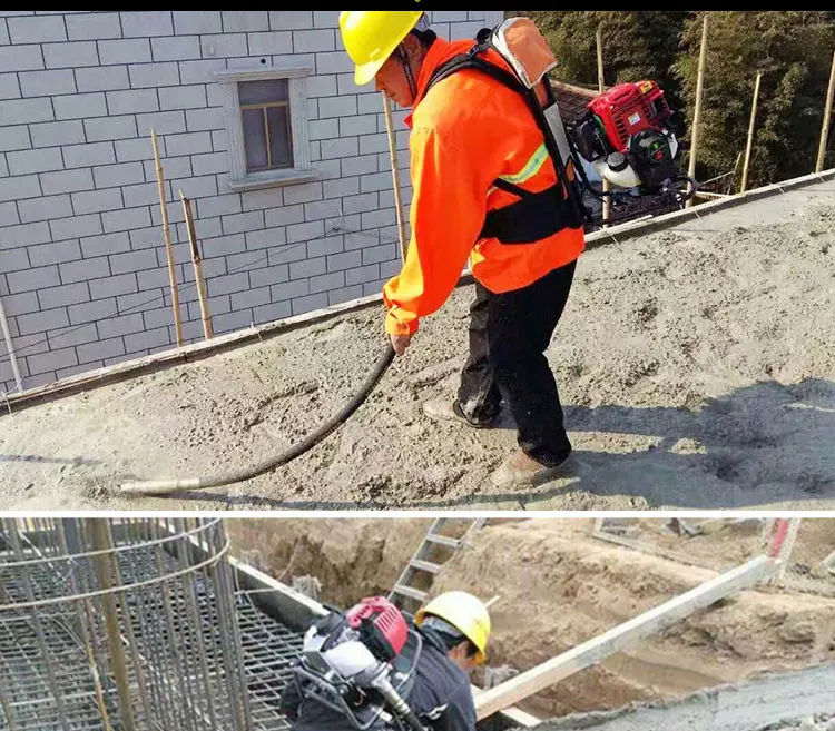 Бесплатная доставка бензиновый вибрационный стержень 1 2 квт шланг вибратора для