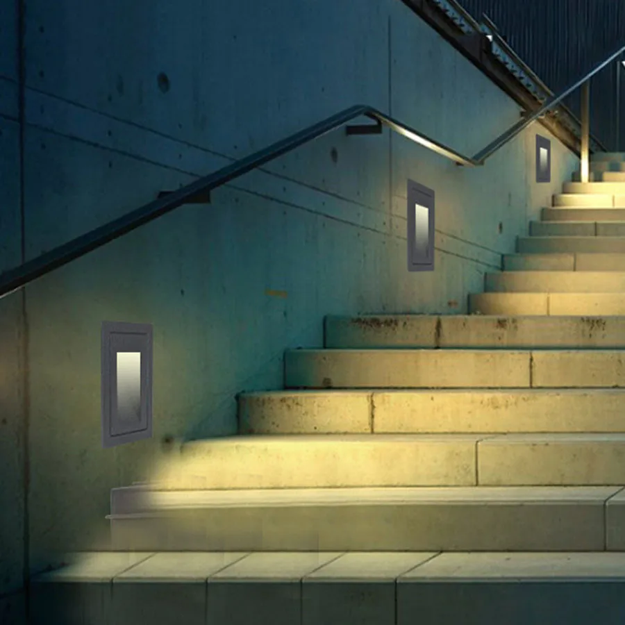 Водонепроницаемые утопленные ступенчатые светильники алюминиесветодиодный