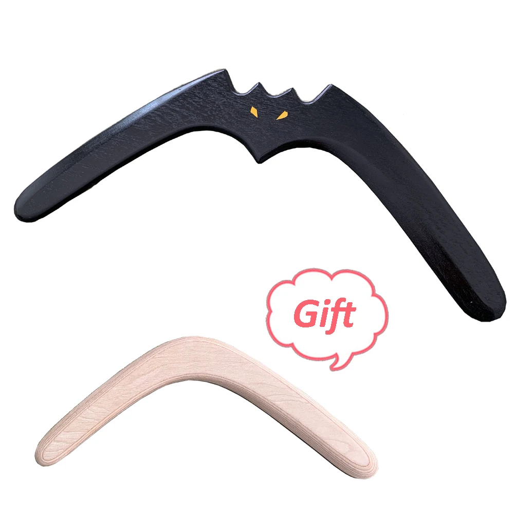 Деревянная летучая мышь ручной работы деревянный диск в виде летающей тарелки