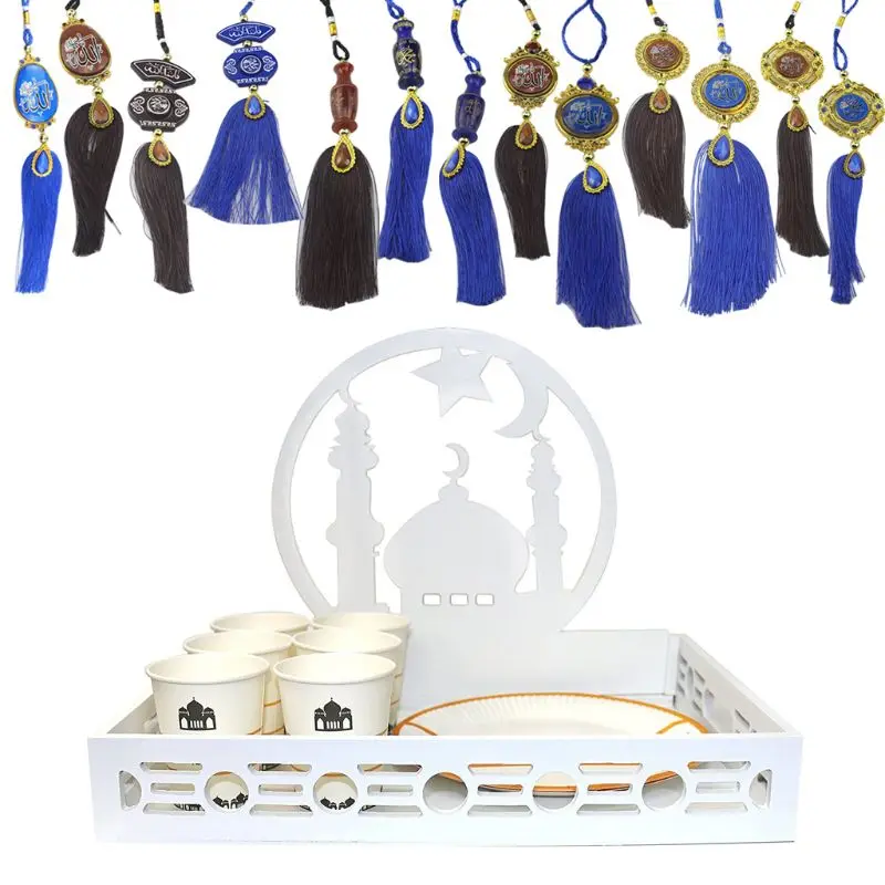 

Hollow Car Interior Hanging Pendant Ornament Rear View Mirror Decoration Islam .