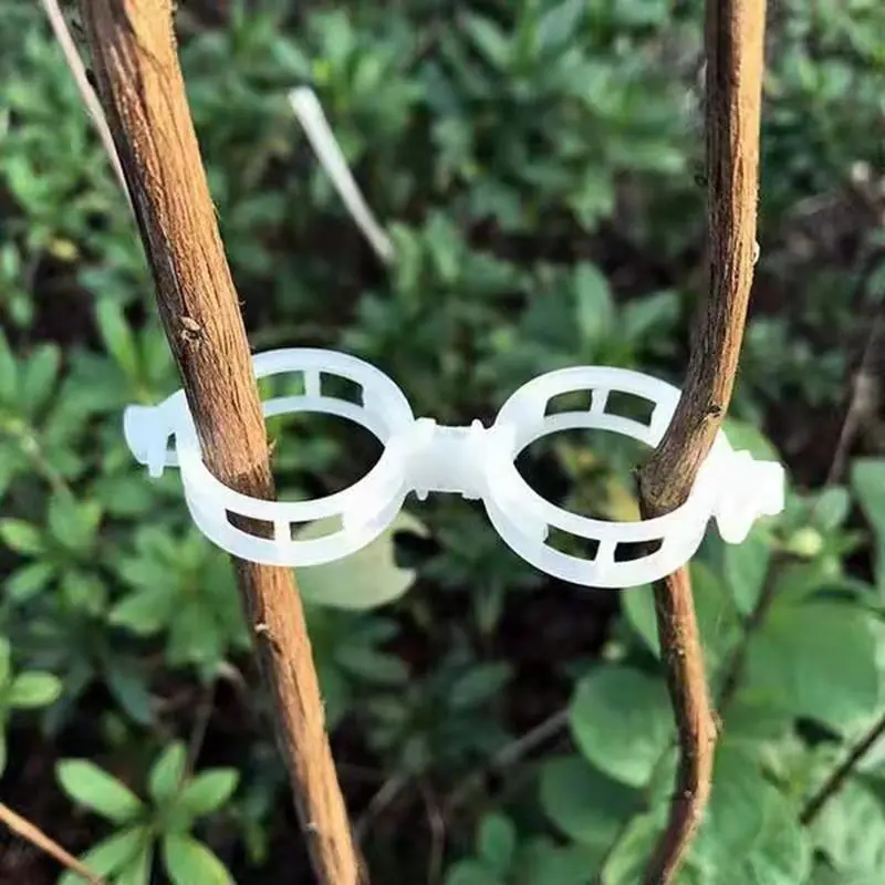 Прочные пластиковые зажимы для поддержки растений 30 мм | Дом и сад