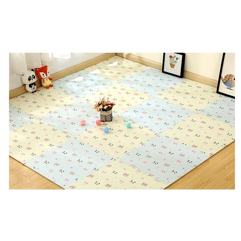 EVA вспененный прошитый детский игровой коврик 60*60*1 2 см детские игрушки