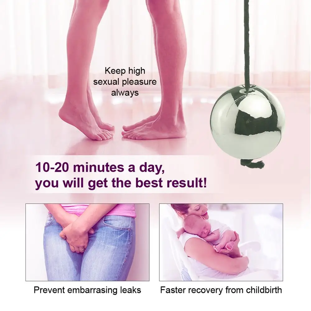 Шарики Кегеля из цельной стали такие как вибратор во влагалище качающийся