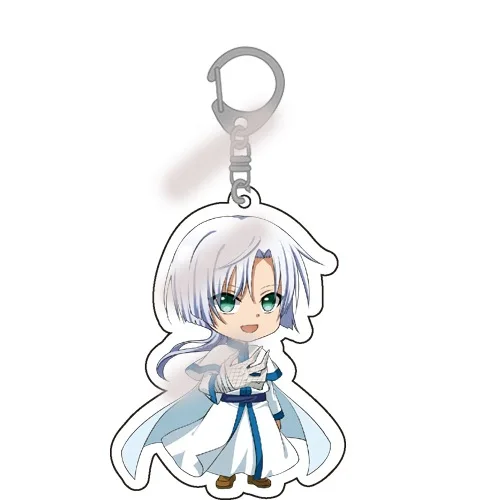 

Anime Akatsuki no yona Keychain Cartoon Figure Yona of the Down Acrylic Bag Pendants Car Key Chains Keyring