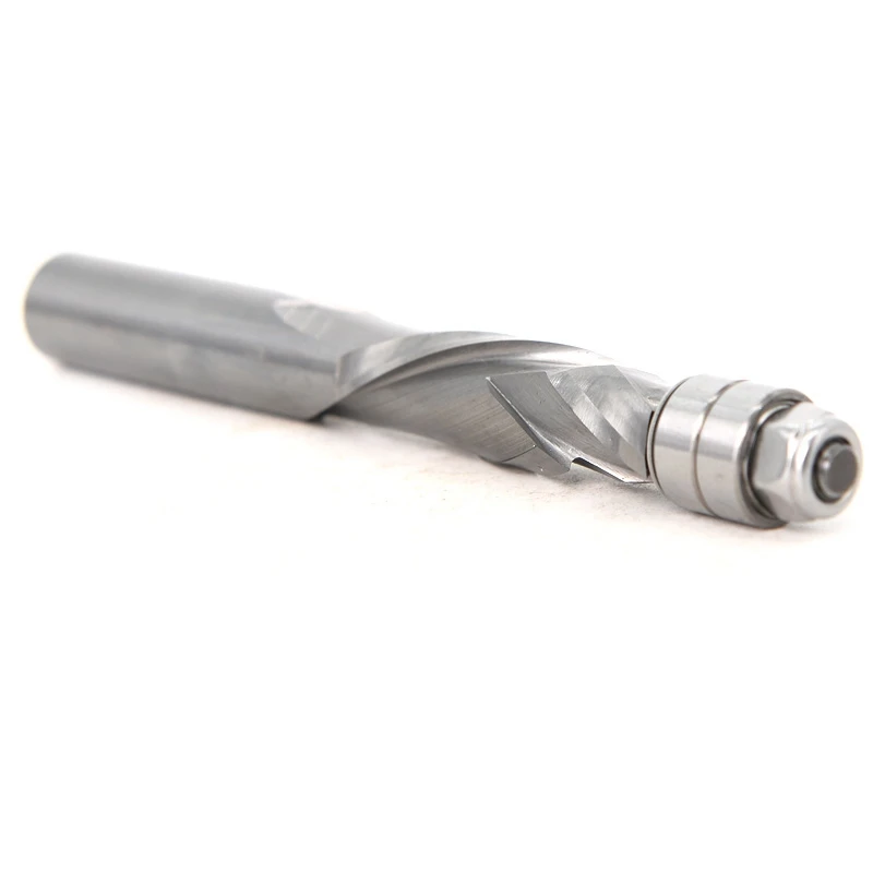 

Flush Trim Spiral Top Bearing Cnc Router Bits 1/2inch Shank Compression-Cut End Mill Bits Face Wood Milling Cutter