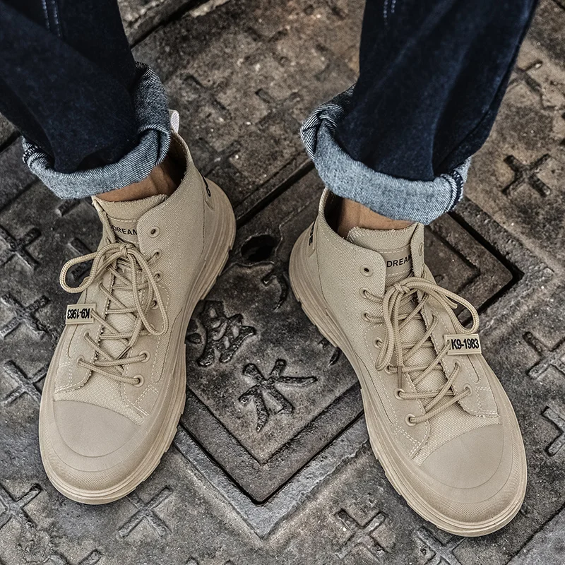 

Mens Fashion Martin Boots 2020 Winter Work Shoes Casual zapatos de hombre Ankle Booties Waterproof High Quality Boot Man Shoes