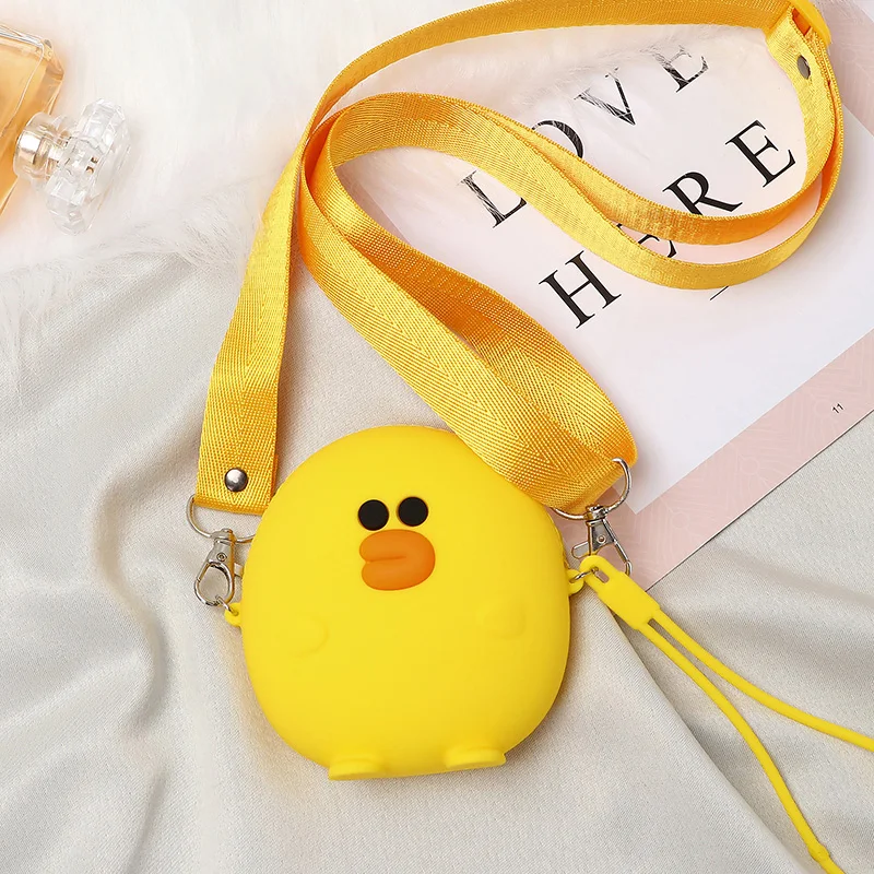 Мультяшный кошелек для девочек сумочки Kawaii мини сумки на молнии с цепочкой