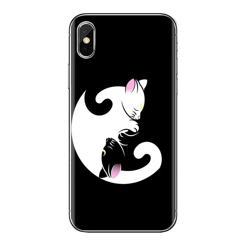Lovely Cartoon Sailor Moon Luna Cats Soft Transparent Cases For Xiaomi Redmi 4A S2 Note 3 3S 4 4X 5 Plus 6 7 6A Pro Pocophone F1 |