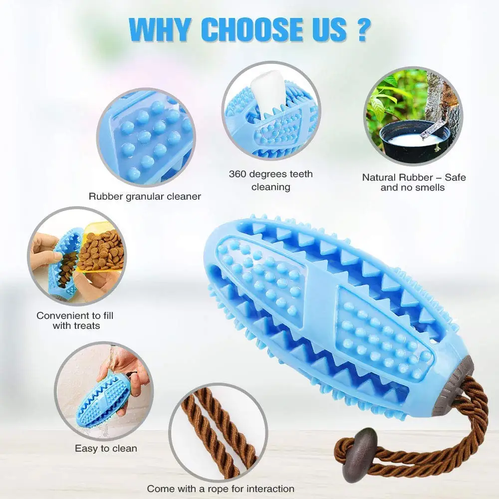 Игрушка для жевания собак из натурального каучука устойчивая к укусам игрушка