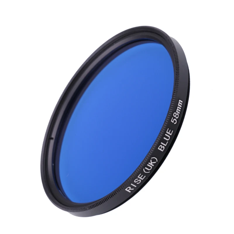 Фильтр для камеры 58 мм полный синий цветной фильтр объектива Nikon D3100 D3200 D5100 SLR |