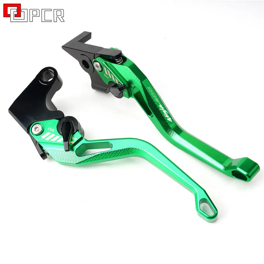 Логотип NINJA400 CNC Регулируемые рычаги тормозного сцепления мотоцикла для Kawasaki NINJA