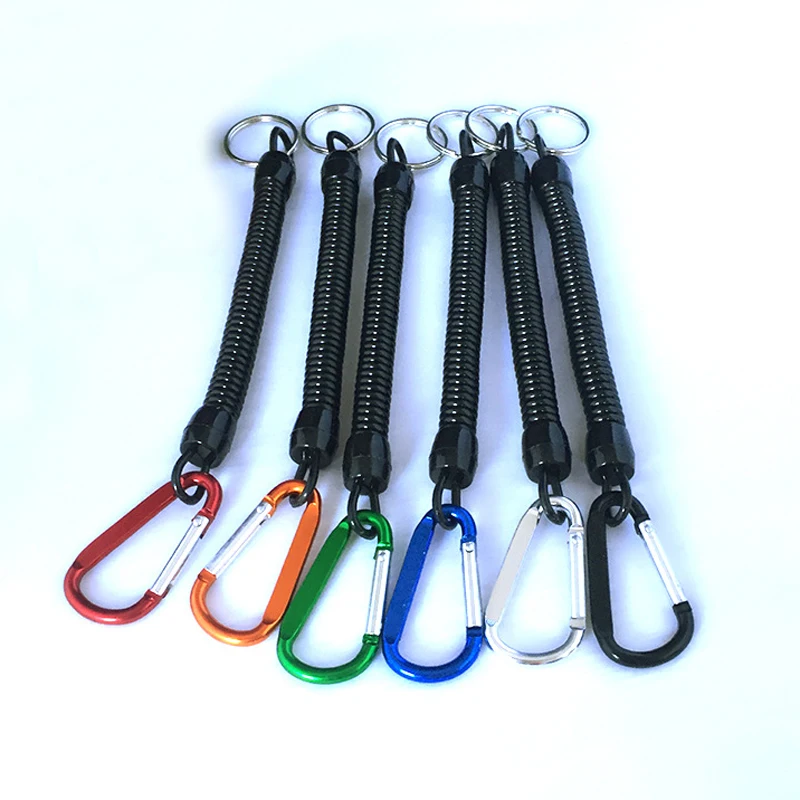 2 шт. рыболовный шнур пружинный гребля рыболовная веревка выдвижной спиральный