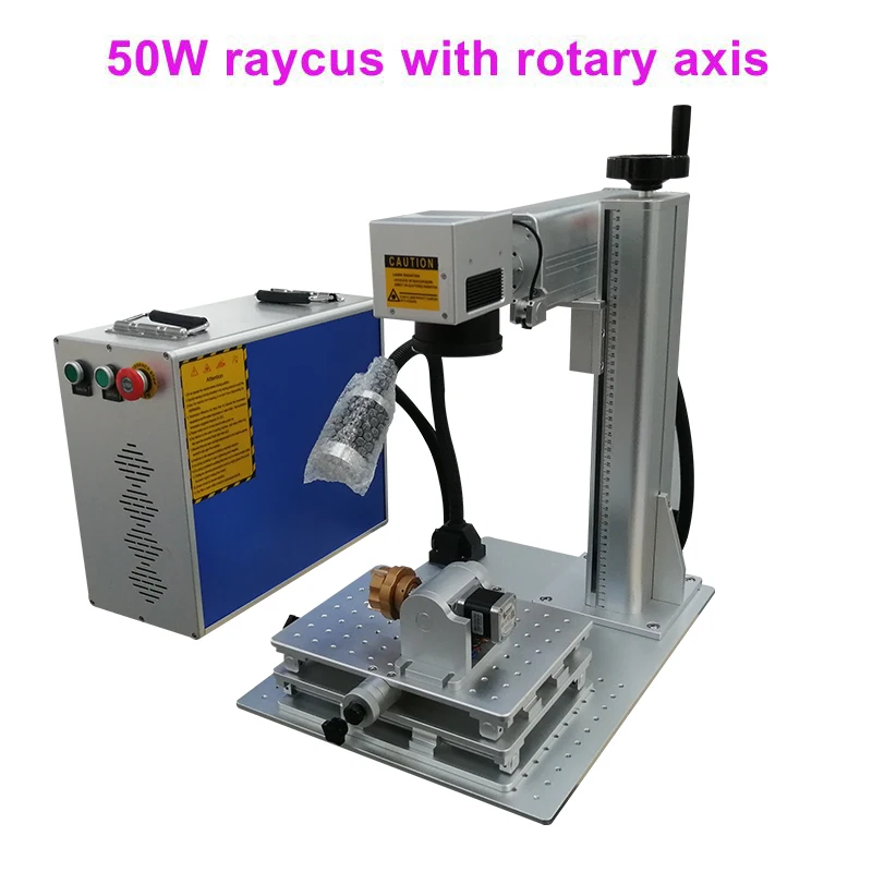 Настольный волоконный лазерный маркировочный станок 30 Вт лазерная
