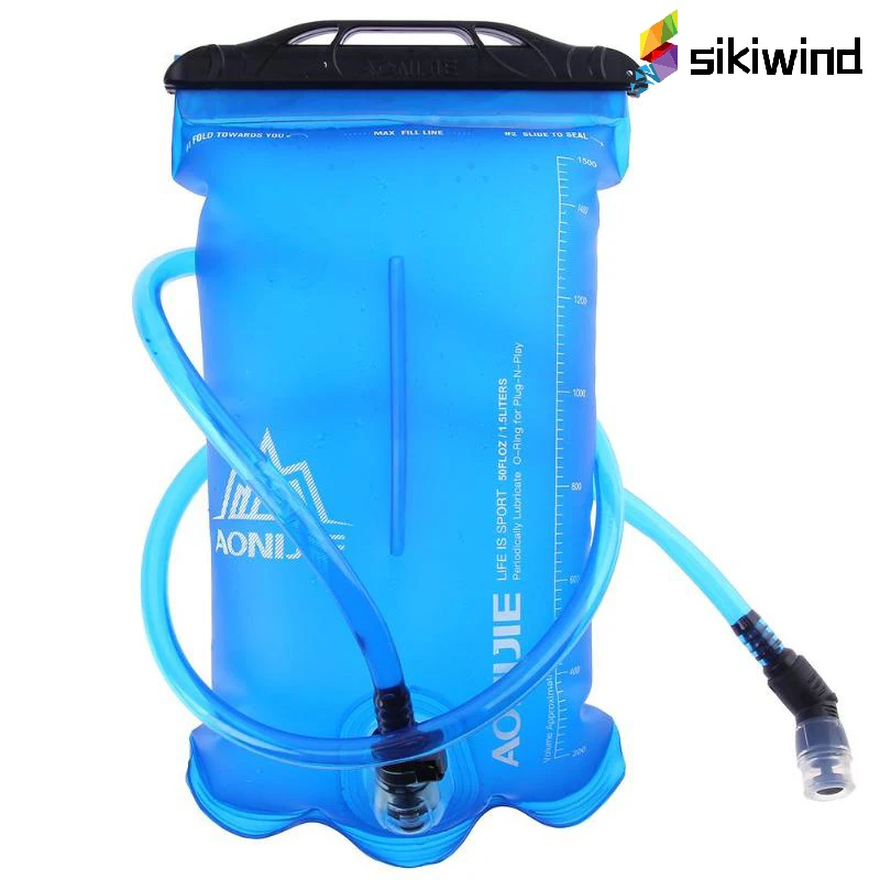1.5L/2L/3L открытый складной ТПУ мешок для воды Кемпинг Туризм Велоспорт Бег гидратации мочевого пузыря воды мешок трубки очиститель кисти Z70