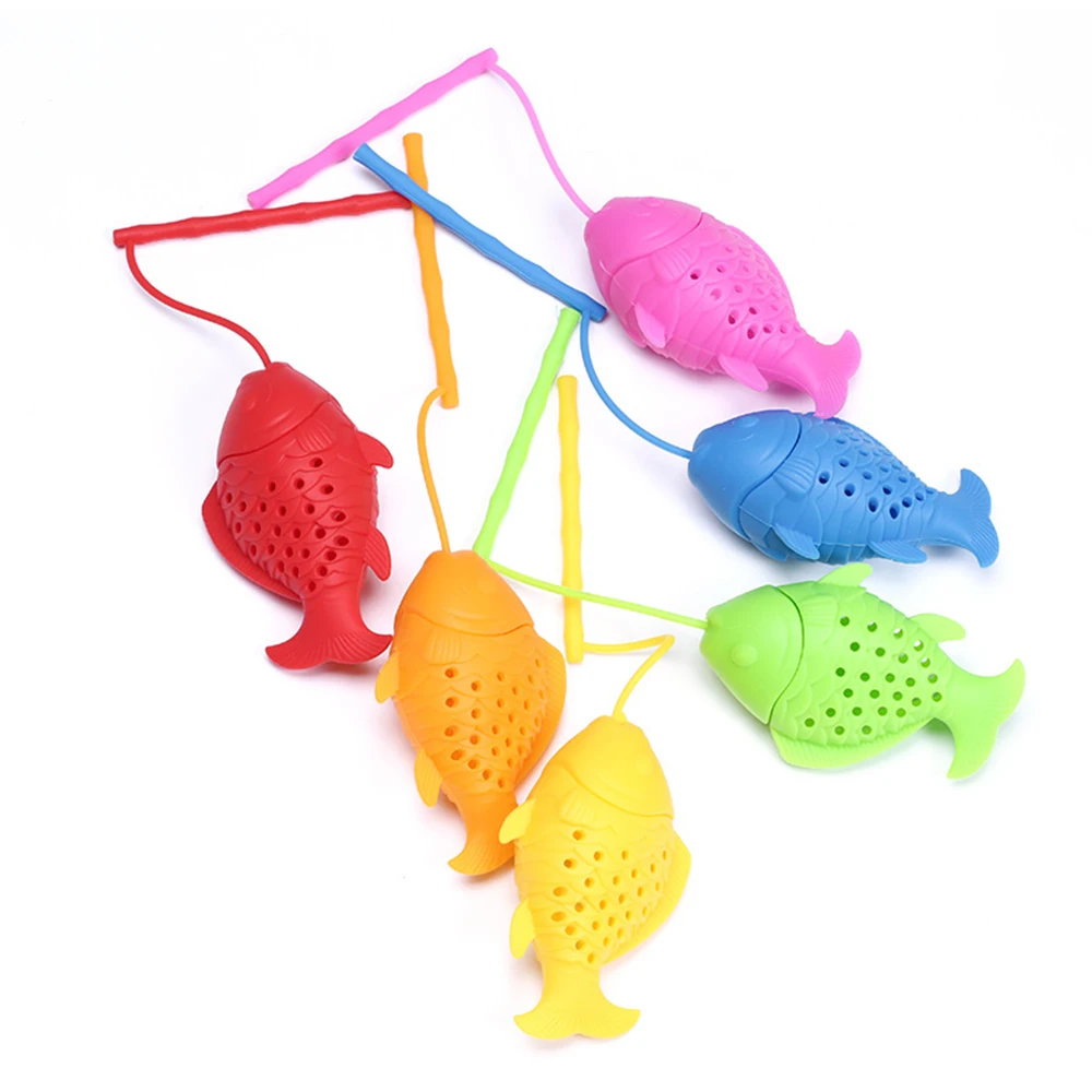 Лидер продаж креативный ситечко для заваривания чая в форме рыбы силиконовый