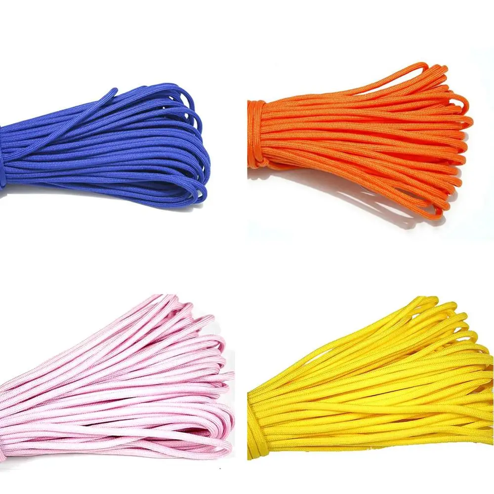 

Diameter 4mm Length 30m 7 Core Paracord Survival Parachute Rope Lanyard Camping Rock Climbing Camping Rope Hiking Clothesline