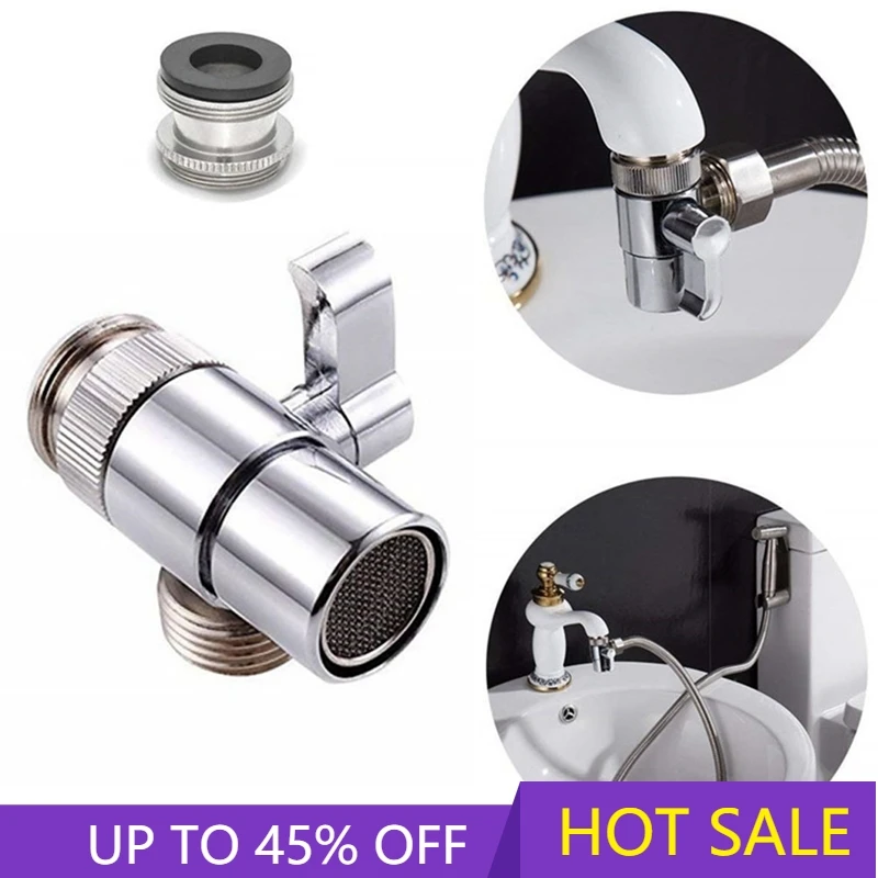 

Switch Faucet Adapter Kitchen Sink Splitter Diverter Valve Water Tap Connector for Toilet Bidet Shower Kichen Accessories