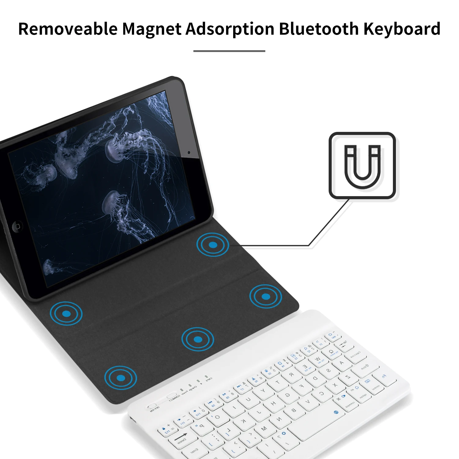 Чехол с клавиатурой для iPad Mini 3 2 1 4 5 2019 Многофункциональная подставка из