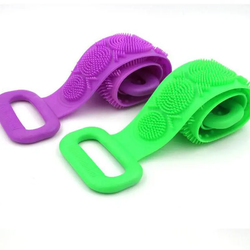 Новое длинное Силиконовое банное полотенце растирание грязи и антисептик