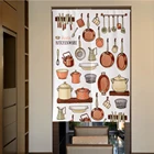 Занавеска дверная из льна и хлопка, светонепроницаемая занавеска s для гостиной, спальни, ванной, дверного проема, для кухни, декоративная занавеска