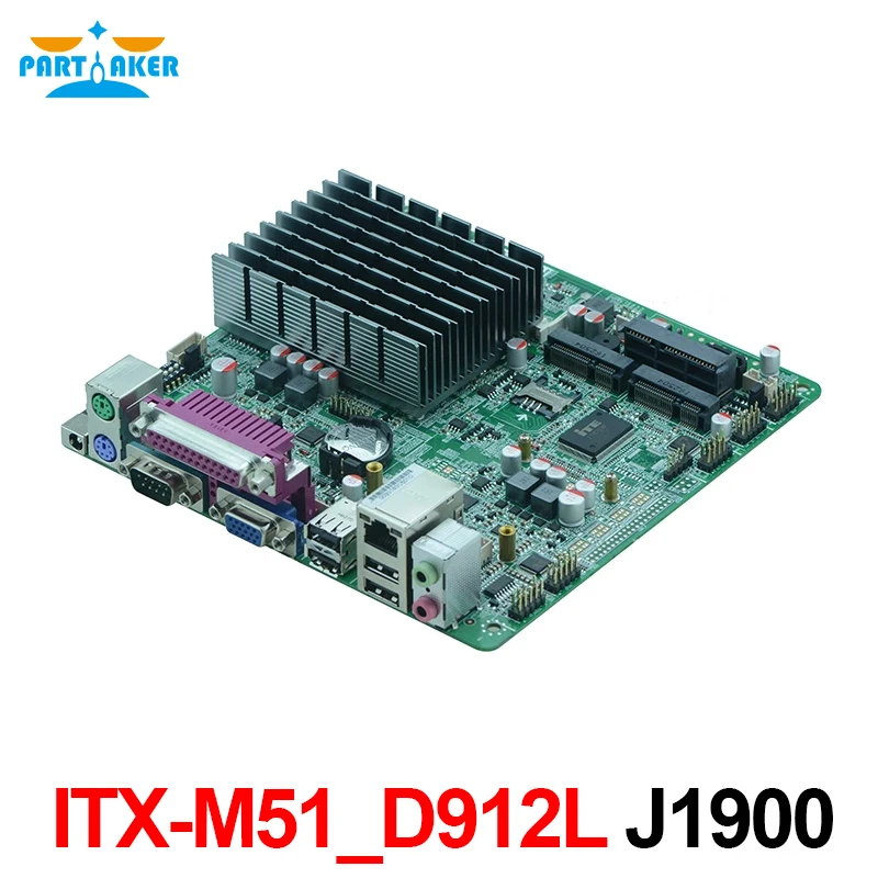 Parмягкая 4 ядерная мини плата ITX без вентилятора Intel Celeron J1900 12 В|Материнские платы| |