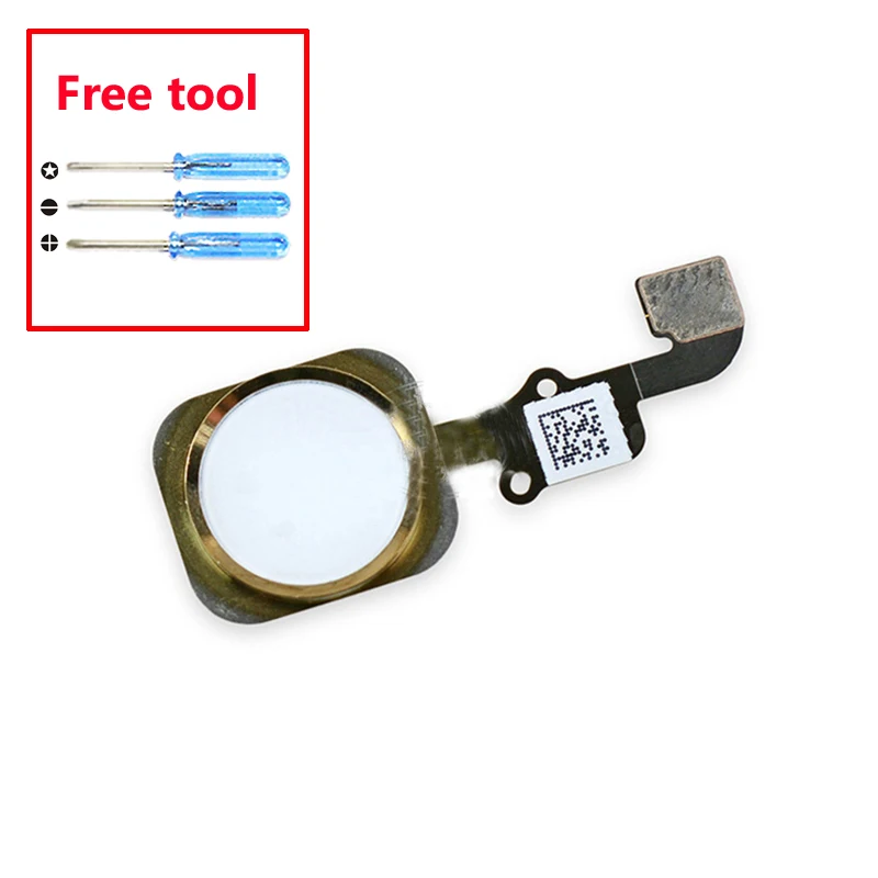 Кнопка домой с гибким кабелем для iPhone 6/6Plus кнопка гибкий кабель резиновой