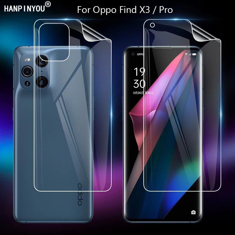 

Для Oppo Find X3 FindX3 Pro Neo прозрачная ТПУ/матовая Гидрогелевая Защитная пленка с полным покрытием и защитой от отпечатков пальцев (не стекло)