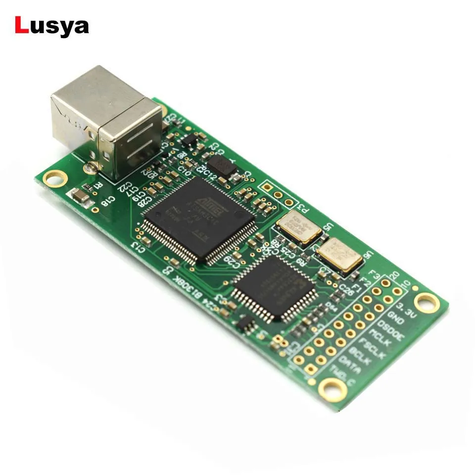 Saída para Áudio 384 para I2s Suporte para Dsd512 Amanero-combo Interface Digital Usb 32bit