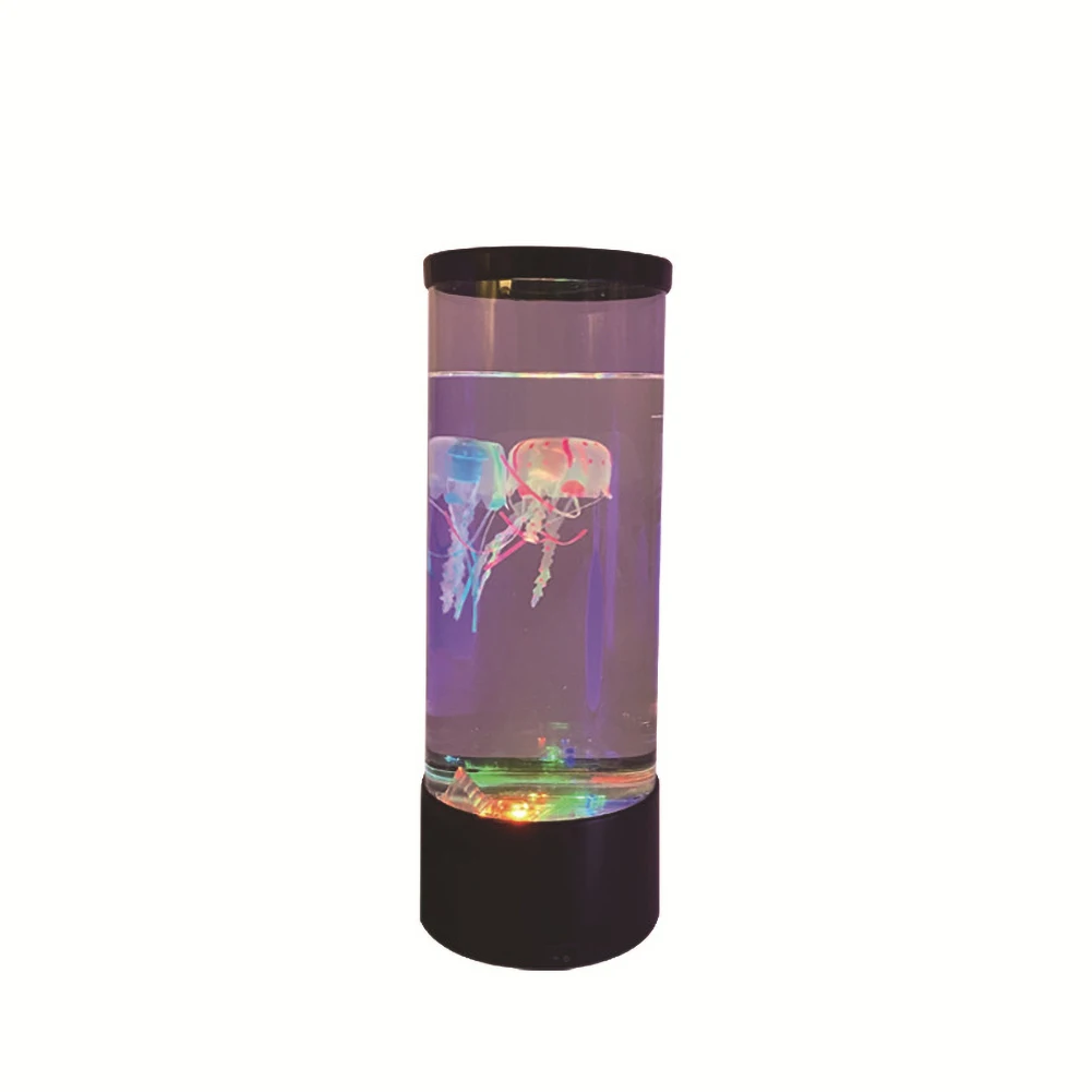 

Colorful color changing simulation jellyfish lamp round Led jellyfish lava color lamp, USB jellyfish aquarium home office lamp