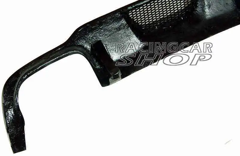 UNPAINTED V style sedan BLACK rear lip diffuser for BENZ W204 C63 coupe C250 C300 C350 AMG SPORT BUMPER 2012- M022F