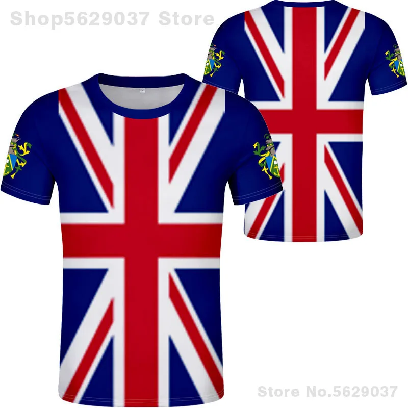 Футболка с изображением острова Питкэрн футболка сделай сам бесплатным именем и