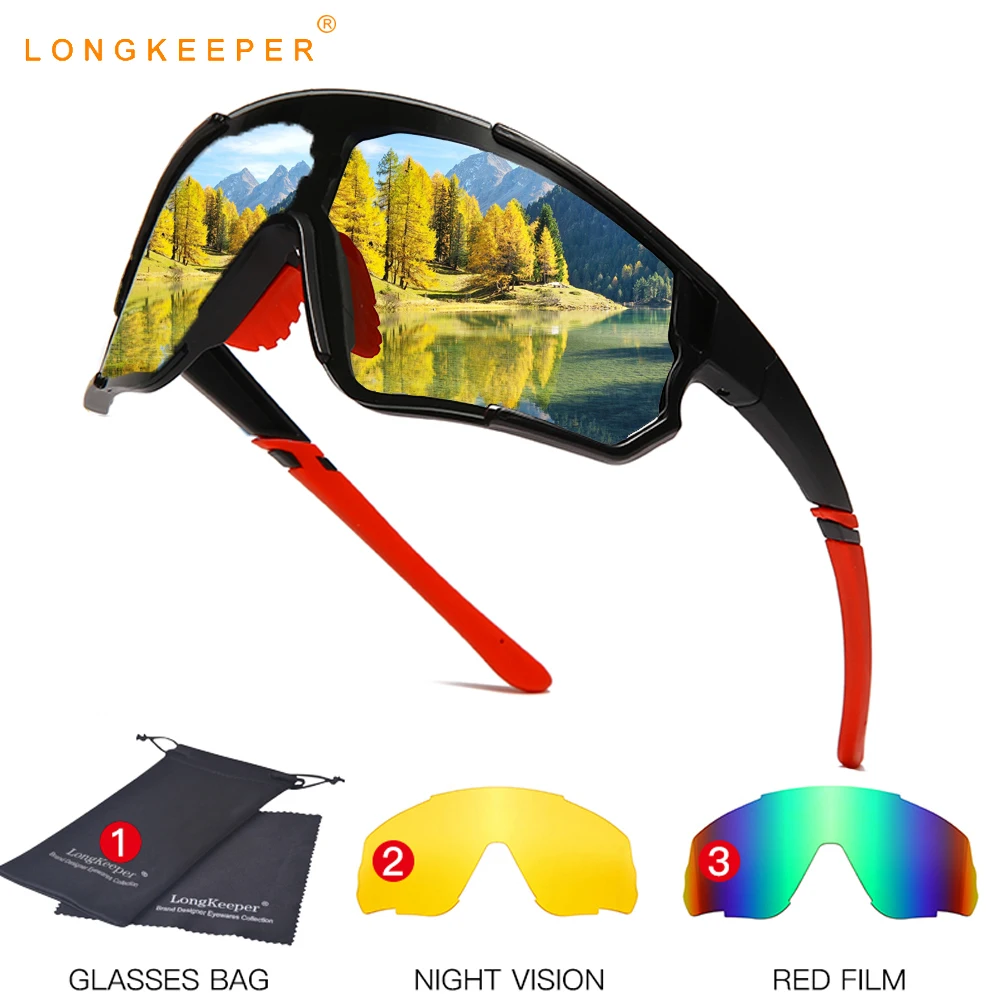 

LongKeeper Oversized Square Sunglasses Men Women Polarized Sun Glasses For Driving Sport Male Mirror Goggle High Quality Gafas