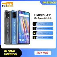 UMIDIGI A11 6 53 Inch Cellphone Android Octa Core Smartphone 16MP Triple Camera Mobile Phone Infrared Thermometer 5150mAh
