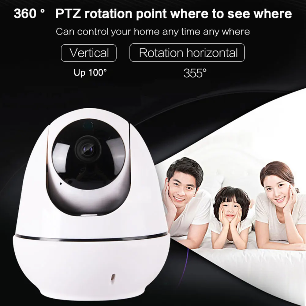

1080P Full Wireless IP Camera Wifi IP CCTV Camera Wifi Mini Network Video Surveillance Auto Tracking Camera IR Night Vision