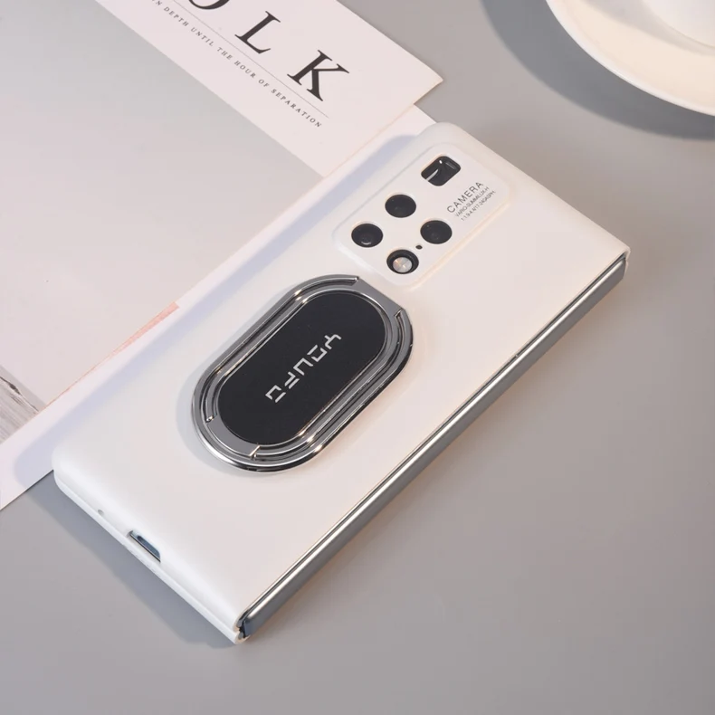 for huawei mate x2 panoramic screen phone case with freely rotat metal bracket phone holder for huawei mate x2 case cover free global shipping