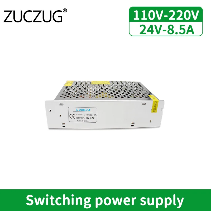 

200W Switching Power Supply Source Led Driver Transformer 220v To 24v SMPS 8.5A Power Supply Source Adapter 24v Power Suppply