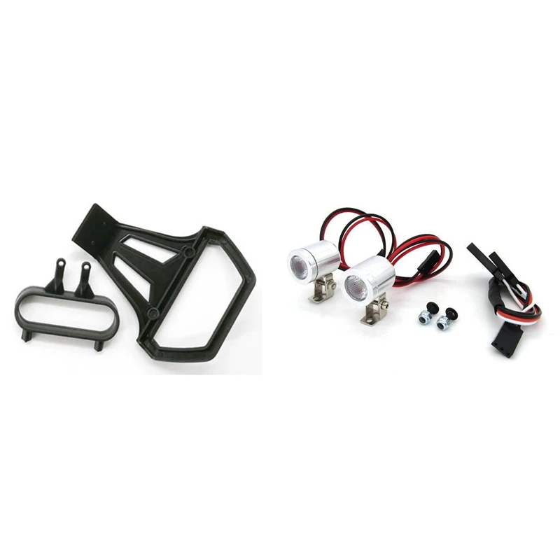 

12429-1097 Front Bumper Collision Preventer Buffer Kit For Wltoys 12429 & LED Light Bar Spotlight Headlights