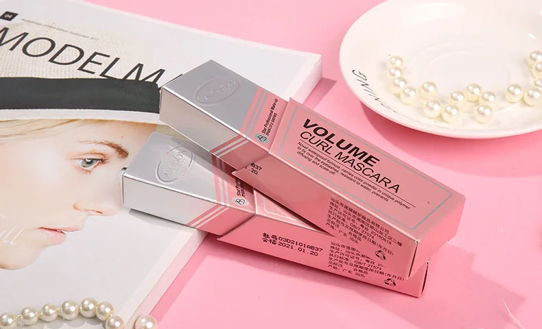 

4D Mascara Lengthening Black Lash Eyelash Extension Eye Lashes Brush Beauty Makeup Long-wearing Gold Color Mascara
