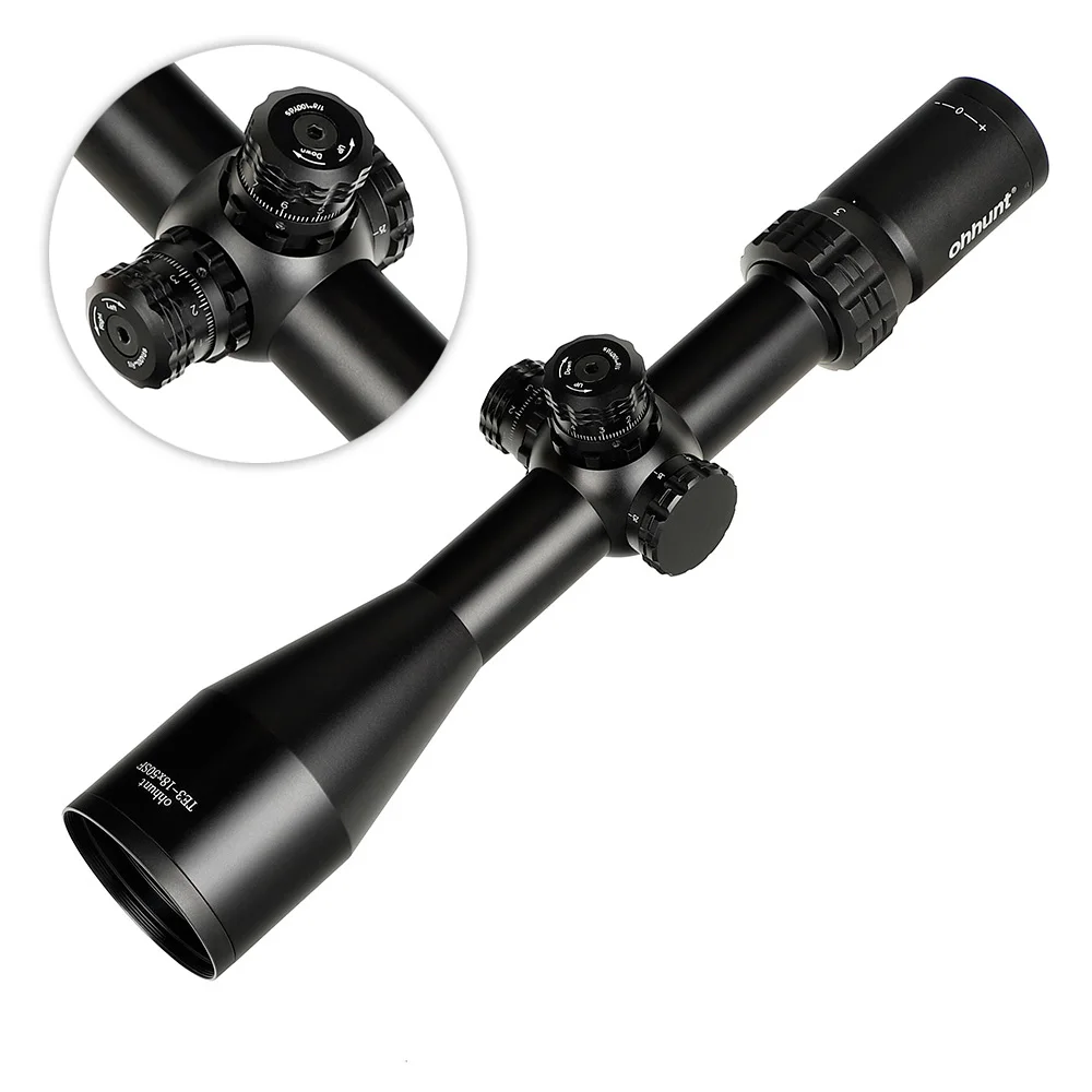Ohhunt тонкий край 3-18X50 SF тактические оптические прицелы Mil точка стекло травление сетка с стопор башни сброс Охота прицел