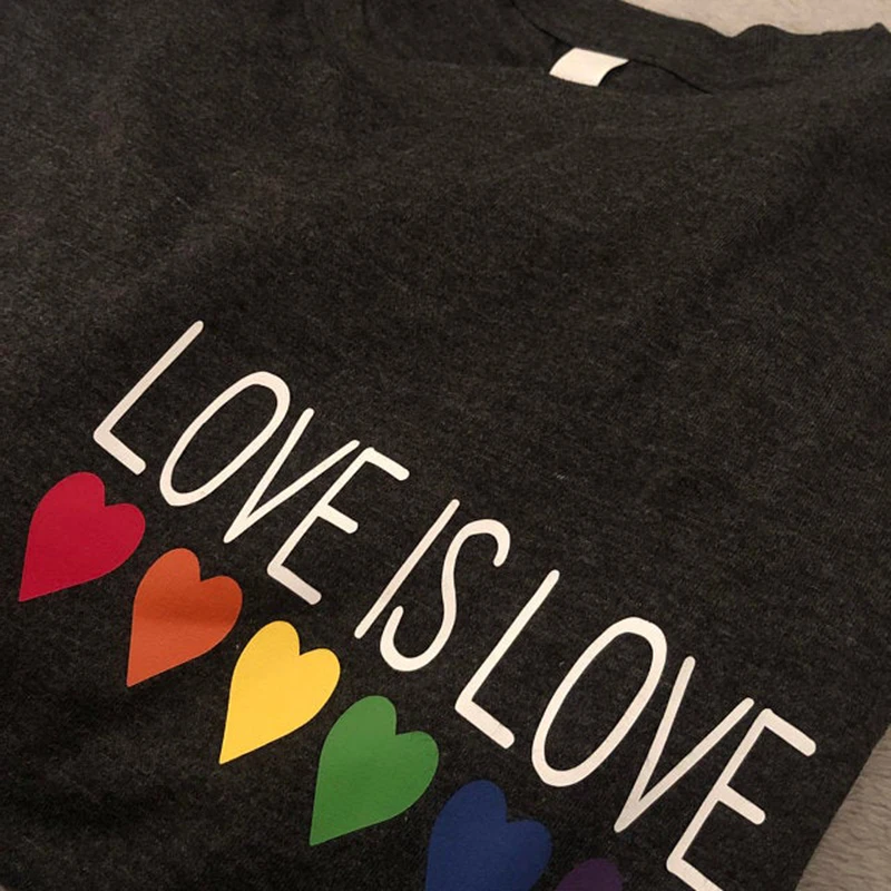 

LGBT T-shirt Simple and neutral printed T-shirt