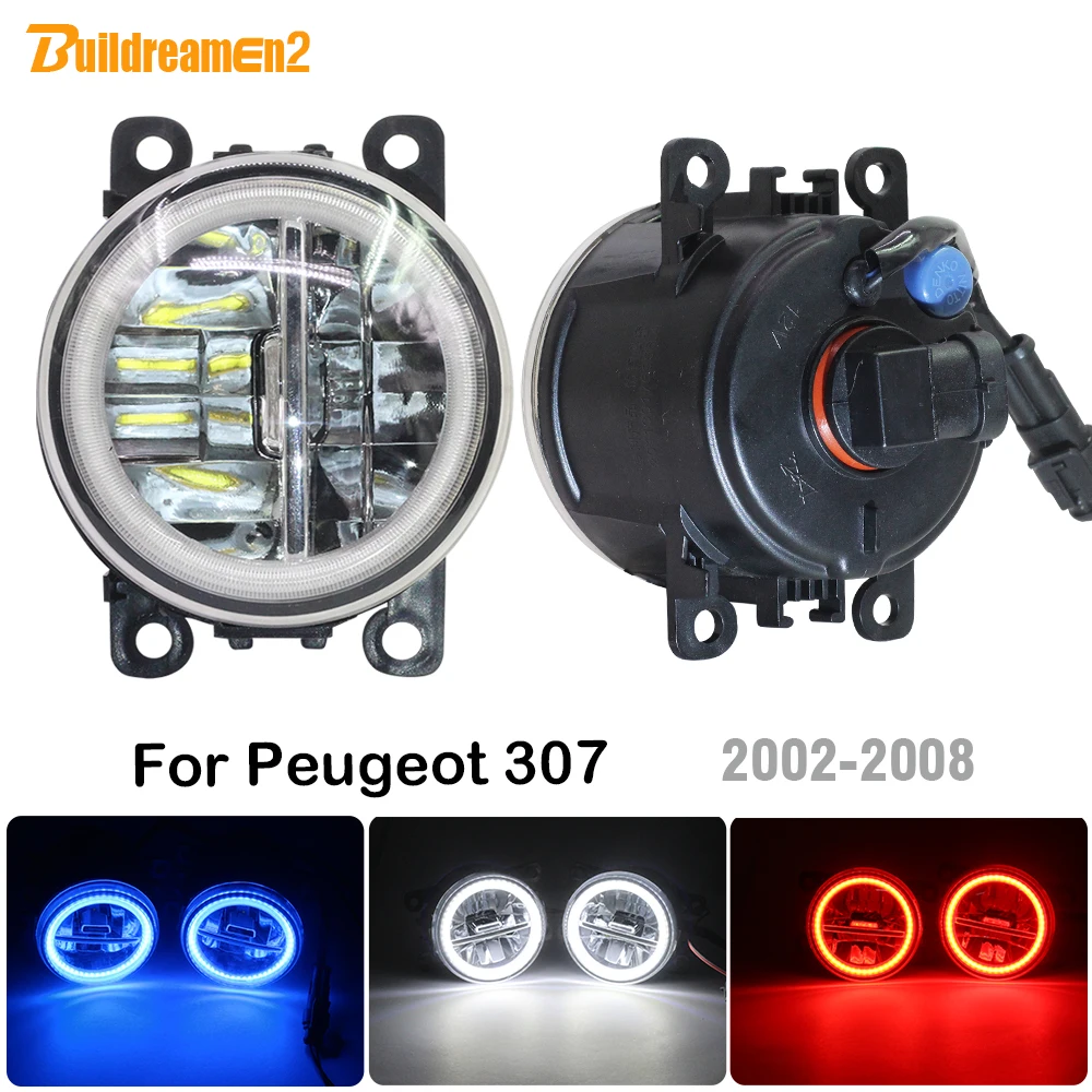 Buildreamen2 автомобильные H11 Светодиодный лампы противотумансветильник ангельские