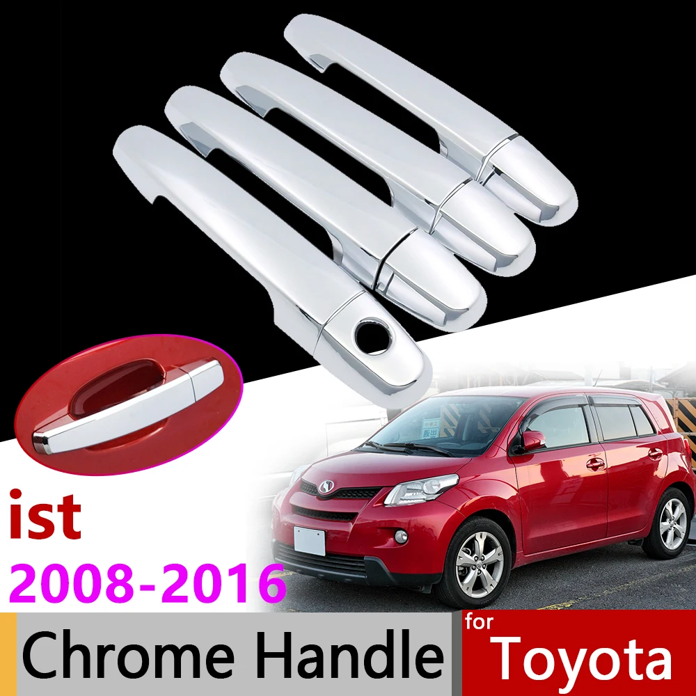 Автомобильные аксессуары наружная хромированная крышка ручки двери для Toyota ist 2008