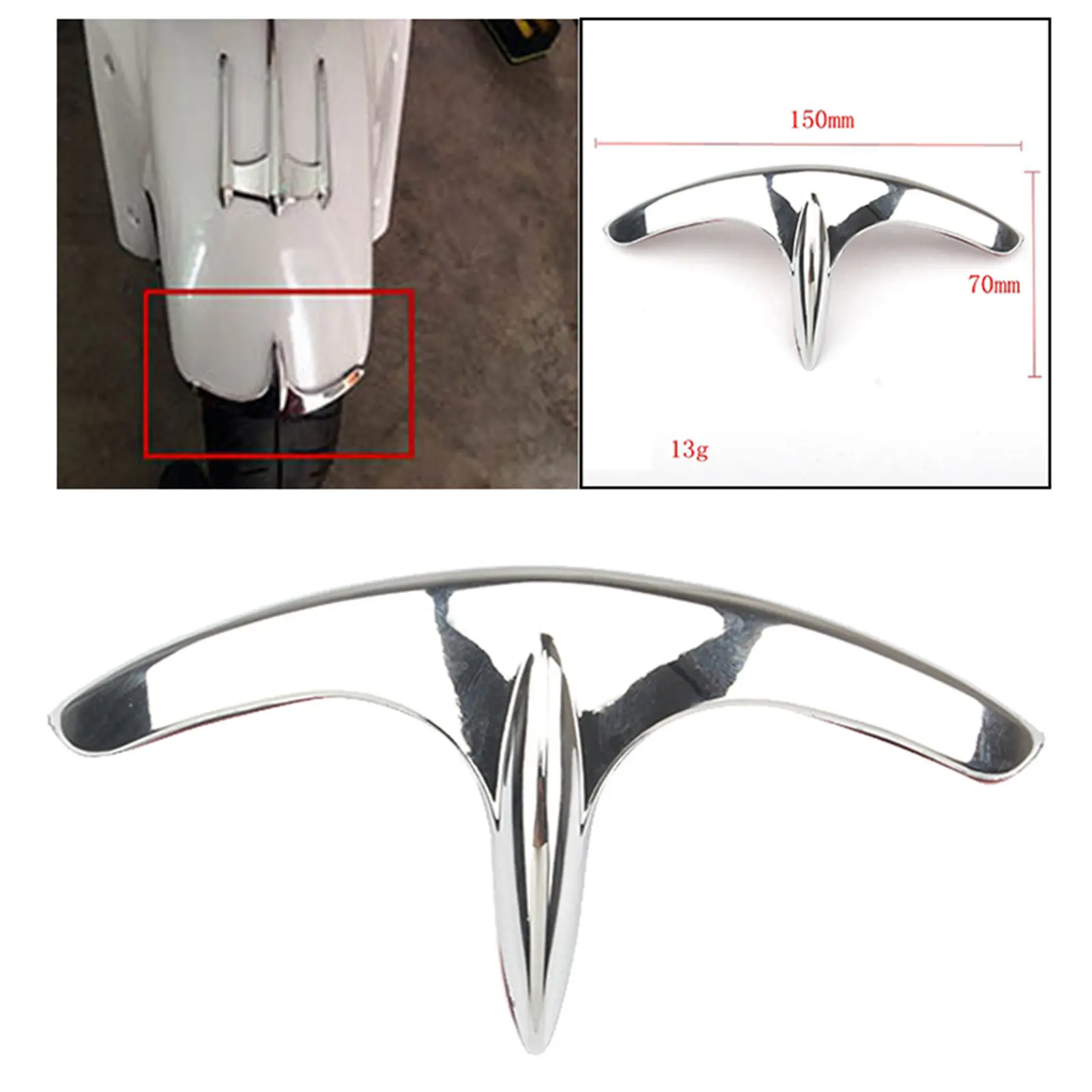 

Аксессуары для наконечников переднего крыла мотоцикла Honda Goldwing GL1800 2001-2017, легко устанавливается