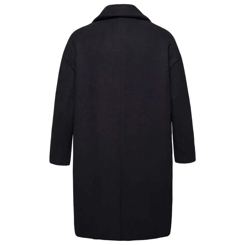 Мужское теплое пальто в деловом стиле стильная мужская шерстяная куртка парка |