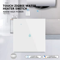 tuya wifi smart water heater switch eu us standard timer app control suuport alexa google home neutral line bluetooth compatible