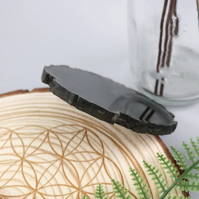 

Diy Glue Mold Wood Grain Coaster Silicone Mold Handmade Mirror